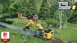 FS19 WORK WITH NEW CAT 329E LN WALCHEN TP MAP FARMING SIMULATOR 19 PUBLIC WORKS