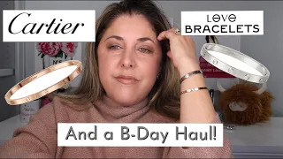 The Cartier Love Bracelet Story and Birthday Haul!