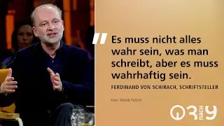 Ferdinand von Schirach darüber, wie seine Bestseller entstehen // 3nach9