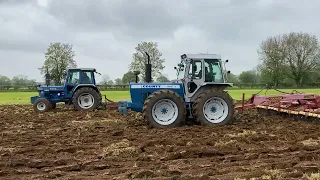 County 1184 and Ford 7810 #tractor #fordtractor #farming #agriculture #county1184 #classictractor