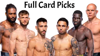 Greatest Card Ever! My Full Card Predictions & Breakdown For UFC Fight Night Nicolau vs Perez