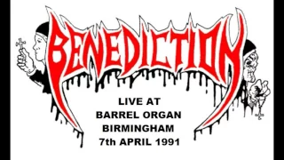 Benediction (UK) Live @ The Barrel Organ, Birmingham.UK. 7th April 1991 .
