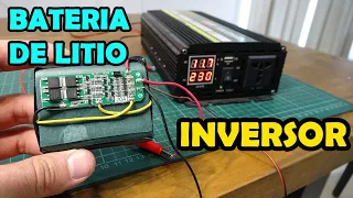 INVERSOR CON BATERIA DE LITIO