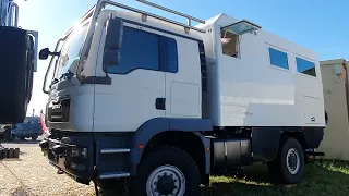 Action Mobil Pure 4500HB expedition vehicle tour.  More details in description.