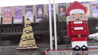 Новогоднее настроение! Ёлка 2018 в Харькове  и декорации! Конфетная ёлка!
