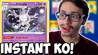 INSTANT KO Galarian Cursola Troll Deck! Just Don't Attack The Cursola! PTCGO