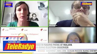 Hindi naging patas at malaya ang halalan 2022 ayon sa isang election observer | 22 May 2022