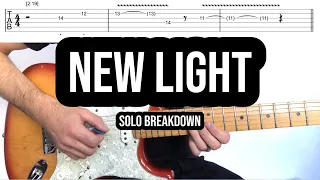 John Mayer 'New Light' - Guitar Solo Breakdown (With TAB)