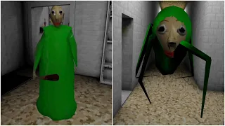 Baldi Granny and Baldi Spider Daughter in Granny 1.8.1