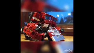 Optimus Prime Leg Sweep Transformation Stop Motion (Transformers ROTB)