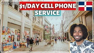 $1/Day Cell Phone Service In The Dominican Republic 🇩🇴 | How to