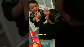 CHILD gets POSSESSED in MIRROR!😱💀#shorts