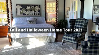 Elegant yet fun Fall home tour and halloween home tour 2021