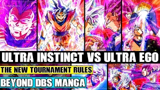 Beyond Dragon Ball Super: Ultra Instinct Goku Vs Ultra Ego Vegeta! NEW Tournament Rules Revealed