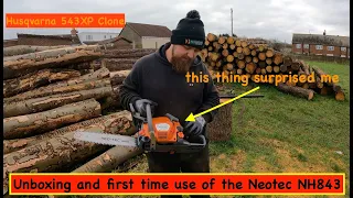 Unboxing and breaking in the Neotec NH843 chainsaw