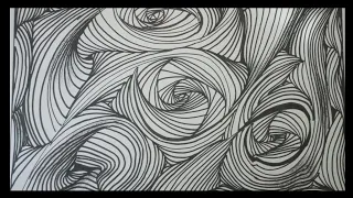 Abstract drawing art for beginners