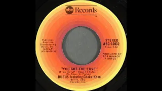 RUFUS & CHAKA: "YOU GOT THE LOVE"