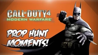 COD4 Prop Hunt! - BATMAN!, SpiderFridge, Selling Out Friends & More! (Funny Moments)