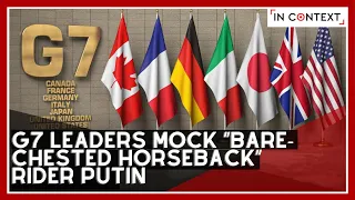 G7 Leaders Mock “Bare-Chested Horseback” Rider Putin