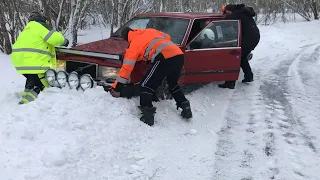 Drivers Open, Falköping 2019 - Avåkningar, trädtoucher, misstag & action