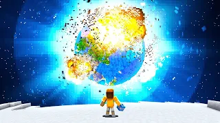 Breaking The Entire World with BANNED TNT In Minecraft!