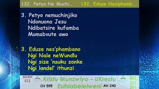 SDA SONG    shona hymnal 132  Petyo nemuchinjiko