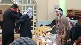 جلسة عطوة بين قبيلة زوبع ( عشيرة اسعدان ) وقبيلة بني حسن اثر حادث قتل في محافظة كربلاء المقدسة