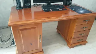 Письменный - компьютерный стол из массива