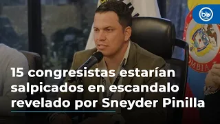 Escándalo de corrupción revelado por Sneyder Pinilla: 15 congresistas estarían salpicados