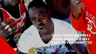 WATCH: Gaza gang members brag about crimes they have committed