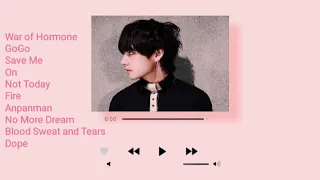 bts playlist to help you clean your room..