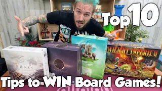 Top 10 Tips to WIN Board Games!