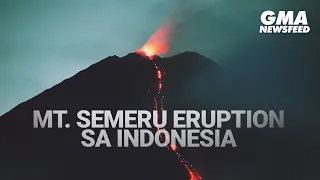 Mt. Semeru eruption sa Indonesia | GMA News Feed