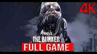 AMNESIA THE BUNKER Full Gameplay Walkthrough - No Commentary 4K (#AmnesiaTheBunker Full Game)