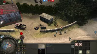 Company Of Heroes 1 4v4 Artillery Madness British Army Gameplay COH 1