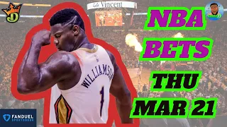 NBA Picks Today 3/21/2024 | FREE NBA Best Bets | CHEF D