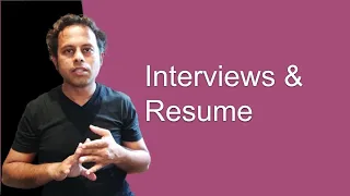 Interviews & Resume | How to handle different job interviews