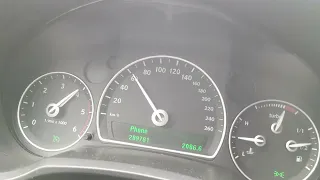 Saab 93 Estate 1.9 TTID 0-130 Acceleration 2008