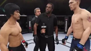 Bruce Lee vs. James Vick (EA Sports UFC 3) - CPU vs. CPU - Crazy UFC 👊🤪