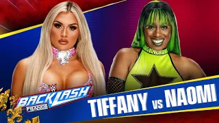 WWE Backlash: Naomi Vs Tiffany Stratton #WWEBacklash #WWE2K24
