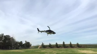 800 Airwolf maiden day flight