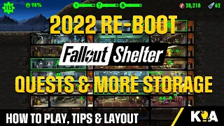 QUESTS & MORE STORAGE - 2023 Re-Boot - Fallout Shelter - Episode 8