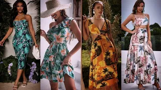 Casual Tropical Print Style Outfit | How to dress in tropical print?