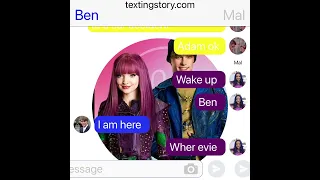 Descendant TextingStory mal and evie get in to a car crash