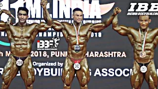 85KG Weight Category Mr INDIA 2018 - Comparison & Results