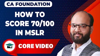 How to Score 70/100 in Maths, Stats & LR | CA Foundation June 24 | Important Chapters of M/S/LR