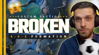 NEW 4-4-2 FORMATION AND CUSTOM TACTICS THAT MADE EASY WINS ON FUT CHAMPIONS |EA FC 24 Ultimate TEAM