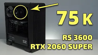 Ryzen 5 3600 + RTX 2060 Super. Сборка за 75к. Для игр и монтажа.