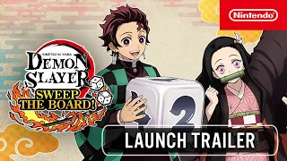 Demon Slayer - Kimetsu no Yaiba - Sweep the Board! – Launch Trailer – Nintendo Switch