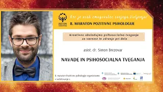 asist. dr. Simon Brezovar: ​Navade in ​psihosocialna tveganja